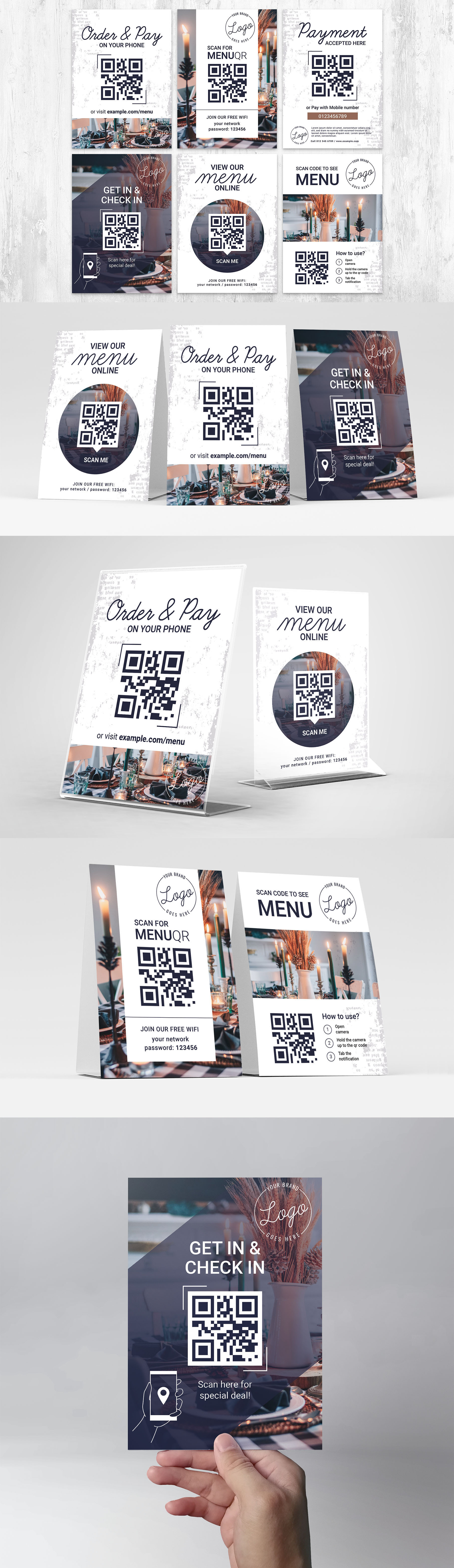 QR Code Flyer Templates Vol.3, a Flyer Template by BrandPacks