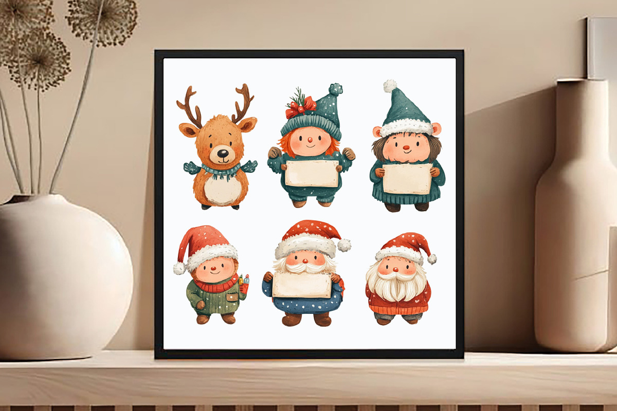 Kawaii Characters PNG, an Animal Illustration by DreamCafeArt (Photo 3 of 6)