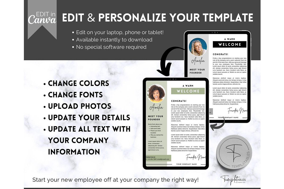 Employee Onboarding Templates, a Templates & Theme by Templatables (Photo 9 of 10)