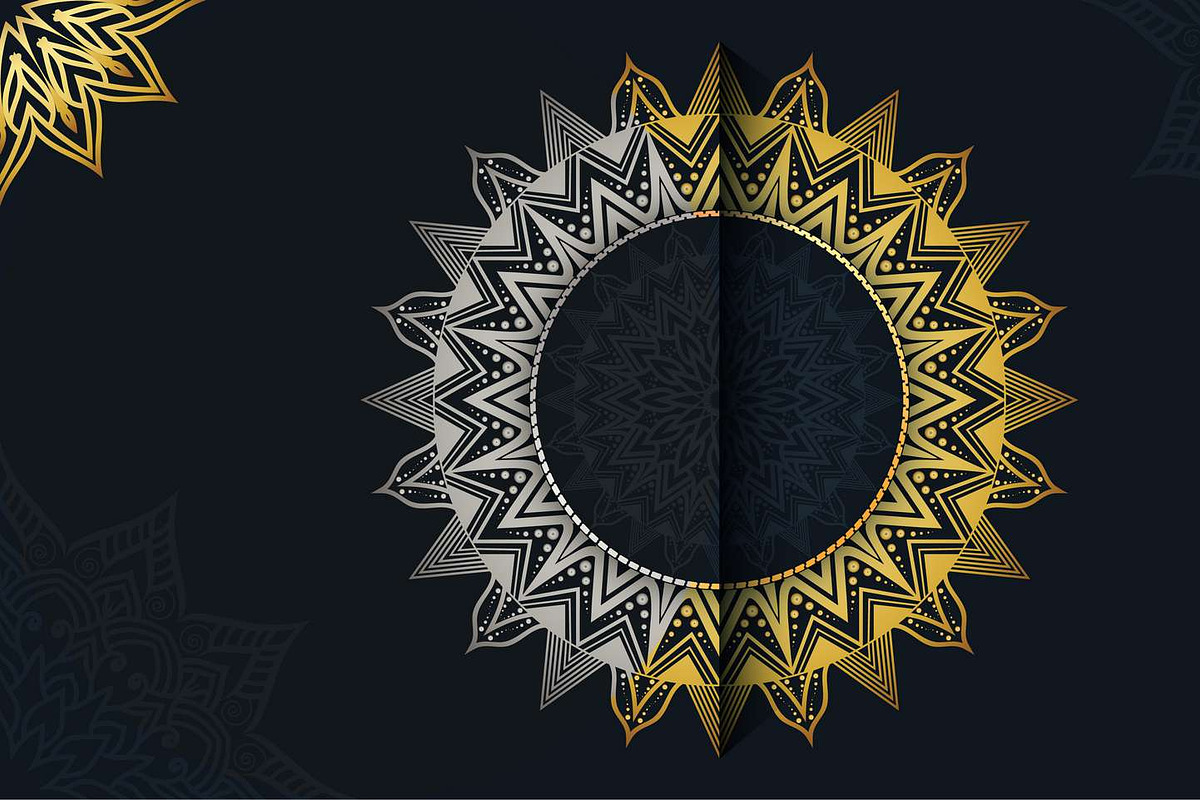 560+ Mandala Design Mega Collection, a Decorative Illustration by NJ Himel (Photo 116 of 289)