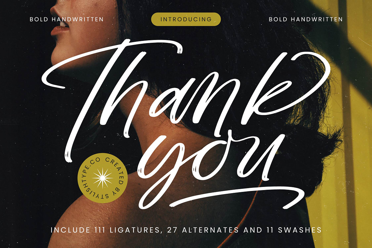 Chaydio Smith Bold Handwritten Font, a Script Font by stylishtype.co (Photo 20 of 20)