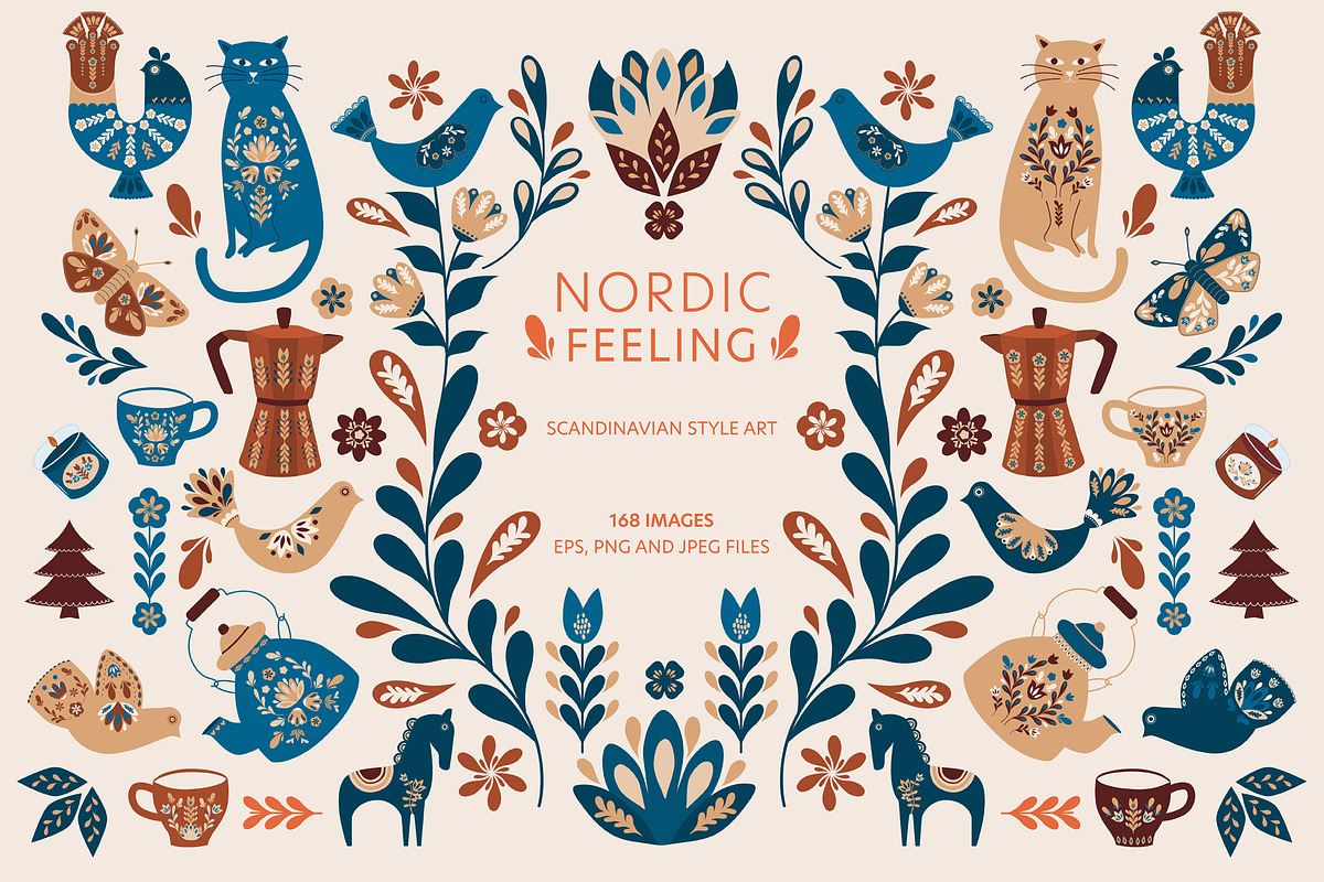 Scandinavian Christmas Bundle, an Animal Illustration by Chus Moreno Studio (Photo 3 of 15)