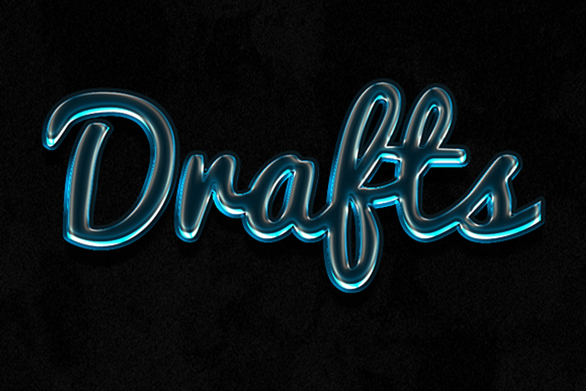 Glossy Photoshop Text Effects, a Layer Style Add-On by Creativenauts (Photo 2 of 5)