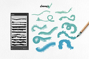 Swash Brushes for Illustrator, a Brush Add-On by Mazheika Store (Thumbnail 2 of 6)