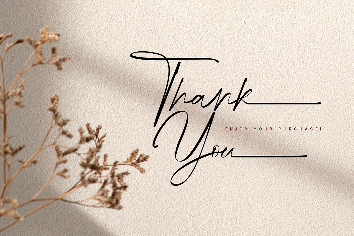 Mrattoos Signature Script Font, a Script Font by alit design (Photo 15 of 15)
