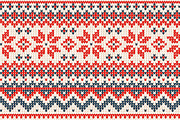 Christmas seamless knitted patterns, a Pattern Graphic by VasilkovS (Thumbnail 3 of 5)