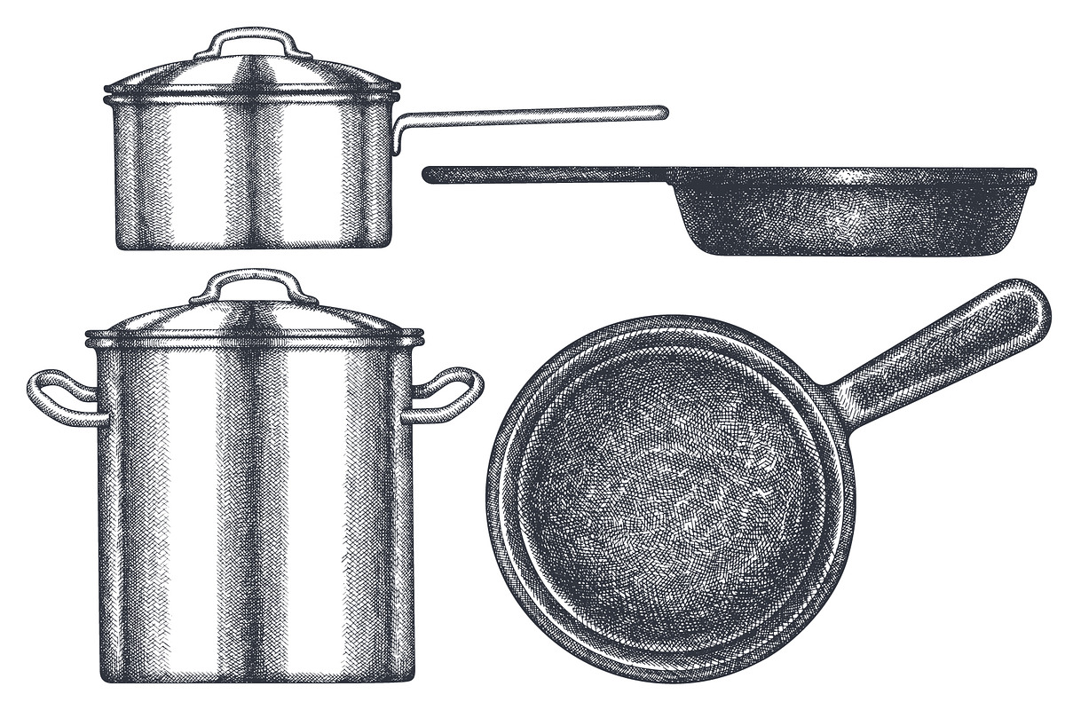Cutlery Utensils Vector Illustration, a Food Illustration by Lubov Illustrations Shop (Photo 6 of 7)