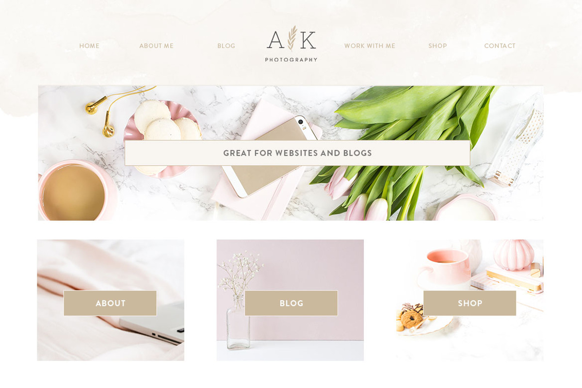 Rustic Feminine Logo Kit + BONUS, a Branding & Logo Template by ClementineCreative (Photo 5 of 12)