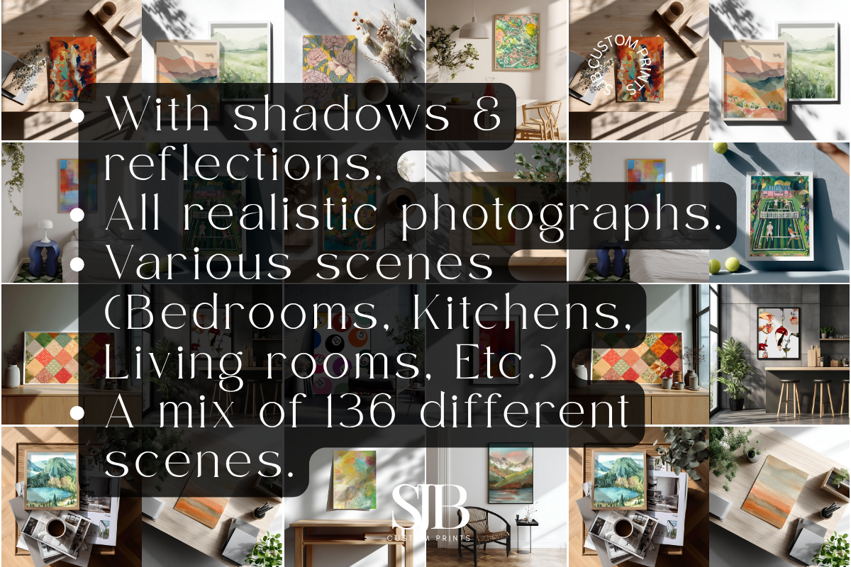 Canva Frame Mockups with Shadows, a Mockup by SJB Custom Prints (Photo 5 of 7)