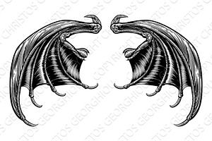 Bat Or Dragon Wings