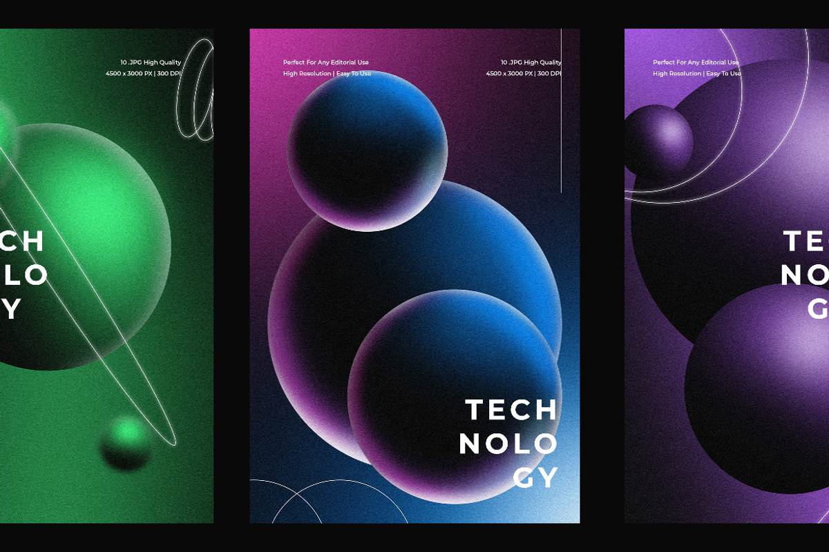 3D Gradient Sphere Backgrounds, a Background Graphic by Pitchlook.Studio (Photo 1 of 2)