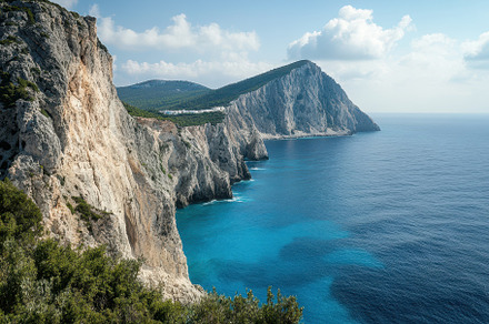 Majestic Kari cliffs of Mizithra roc, a Photo by Iftikhar Alam