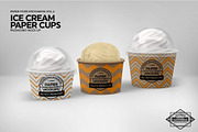 Ice Cream Cups Mockup, a Cups & Container Mockup by INCDesign (Thumbnail 5 of 8)