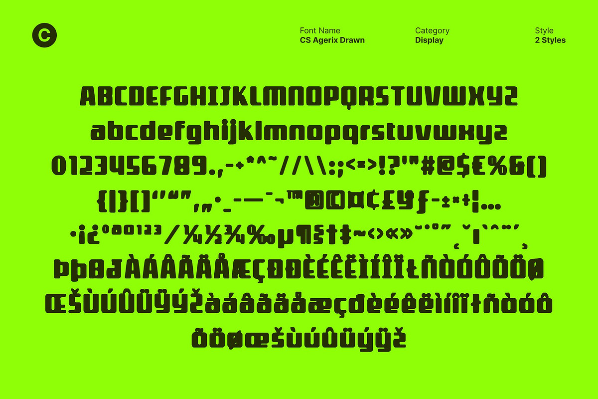 CS Agerix Drawn, a Sans Serif Font by Craft Supply Co. (Photo 8 of 8)