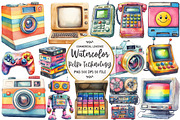 Retro Technology Sublimation Clipart, an Illustration by OK Design (Thumbnail 1 of 5)