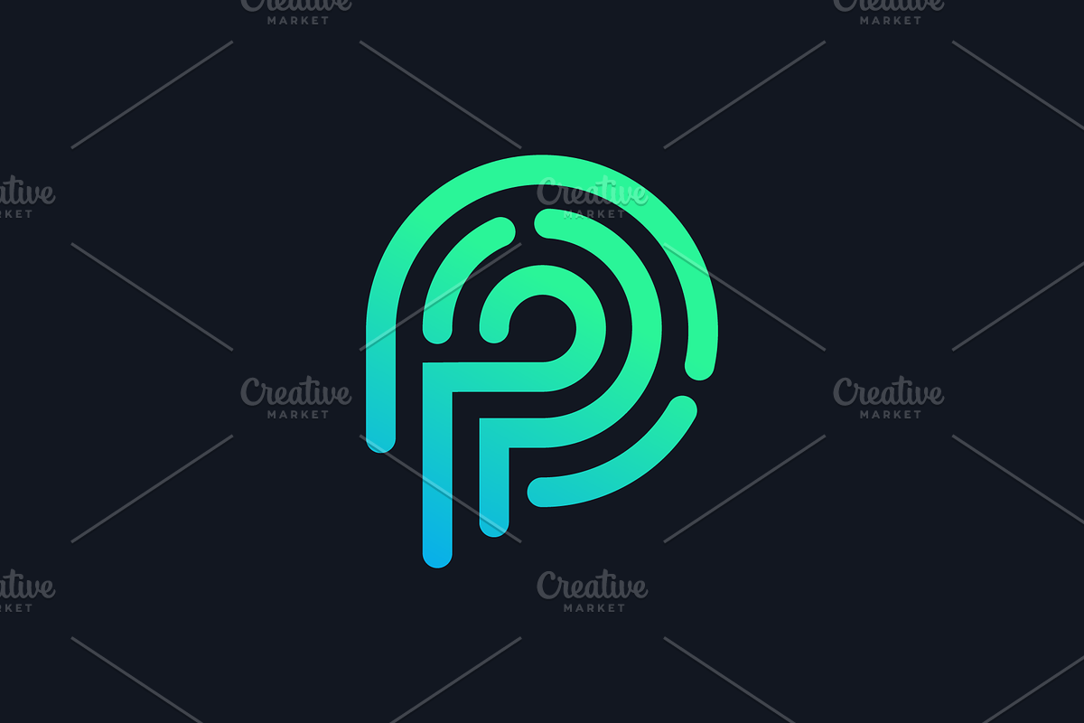 Creative Letter P Logo Design, a Branding & Logo Template by Soufone