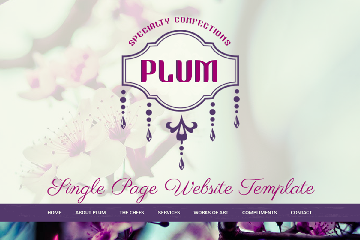 Plum - Single Page Website Template, a Websites & App Template by Fresh ID (Photo 4 of 4)