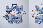 Japanese Style Baby Romper Mockup, a Mockup by creatsy5 (Thumbnail 6 of 11)