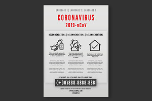 COVID-19 Multi-Language Poster