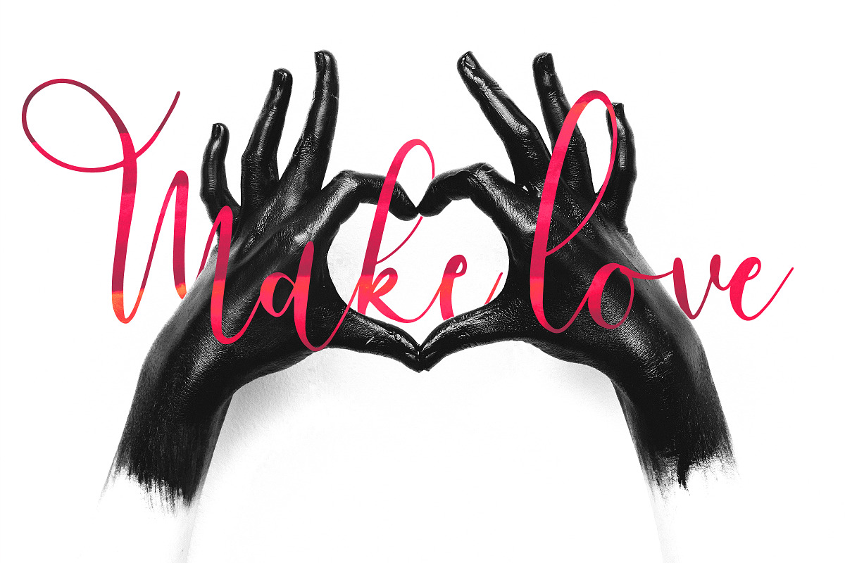 Bouncy Castle Calligraphy Font preview 5