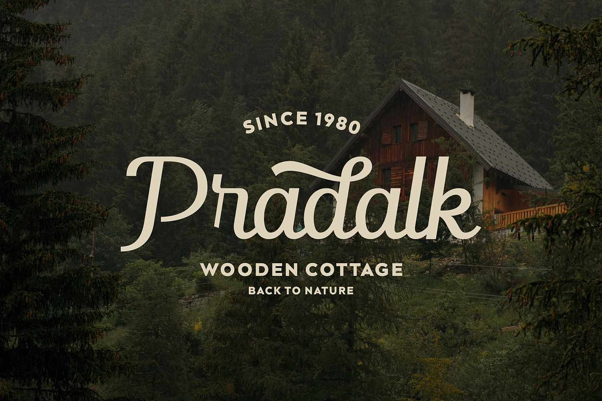 Melodina - Vintage Script Font, a Script Font by Luna Shop (Photo 9 of 13)