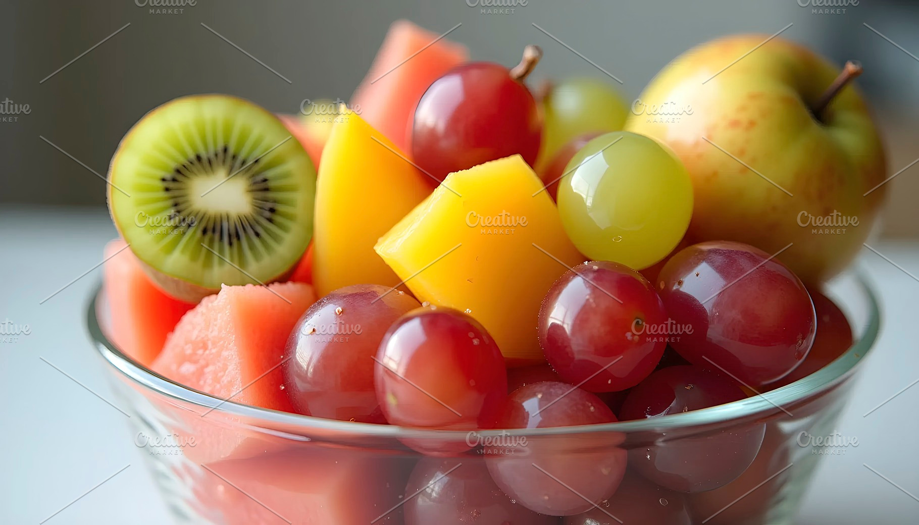Mixed Fresh Fruits Captured, a Photo by LOGOCREATIVE