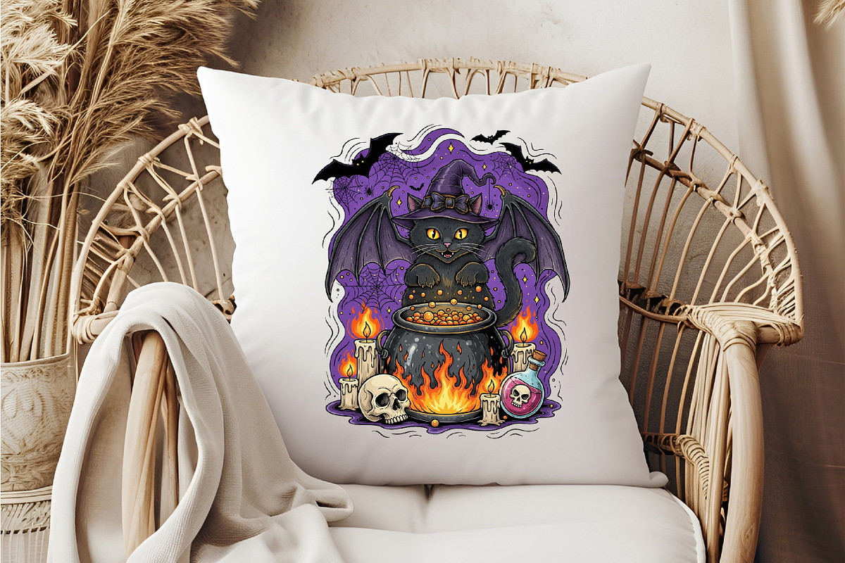 Black Cat Png,Halloween Png, Spooky, an Illustration by DreamCafeArt (Photo 4 of 7)