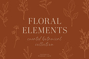 Floral Elements Curated Collection, a Decorative Illustration by Pigment Café (Thumbnail 1 of 8)