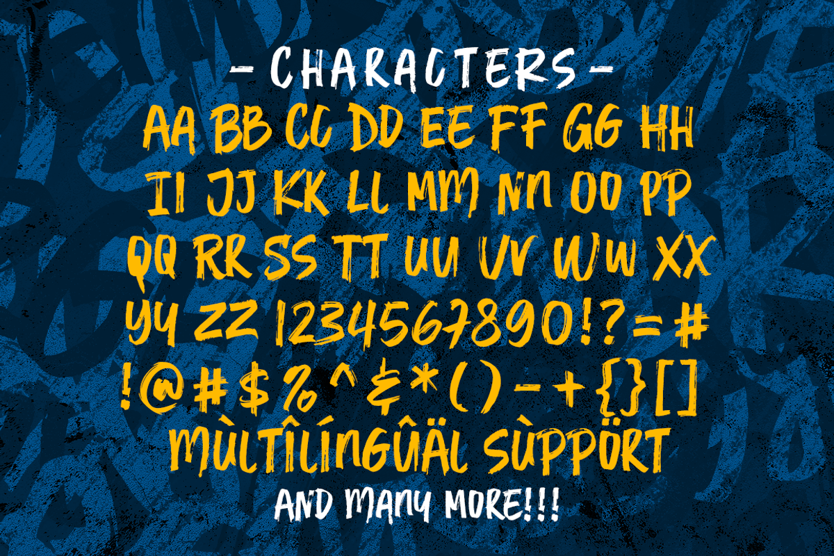 Burgendry - Brush Graffiti Font, a Script Font by dexsarharryfonts (Photo 7 of 9)