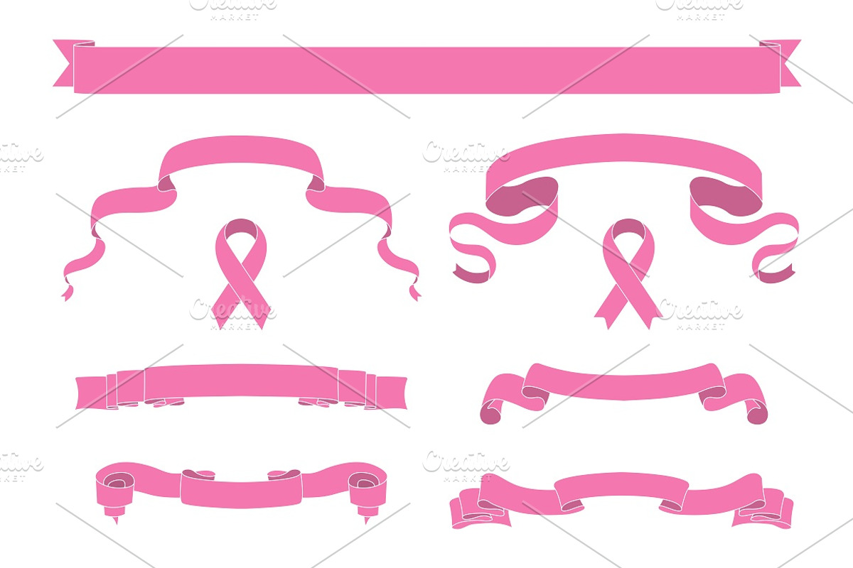Pink fashion stylish ribbon banners, an Object Graphic by ExpressShop (Photo 1 of 7)