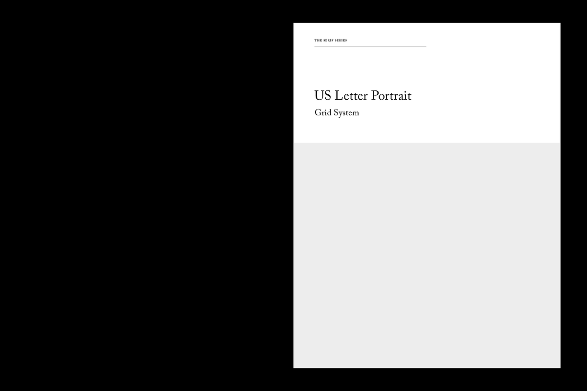 Serif US Letter Brochure Template, a Brochure Template by Stephen Kelman (Photo 2 of 9)
