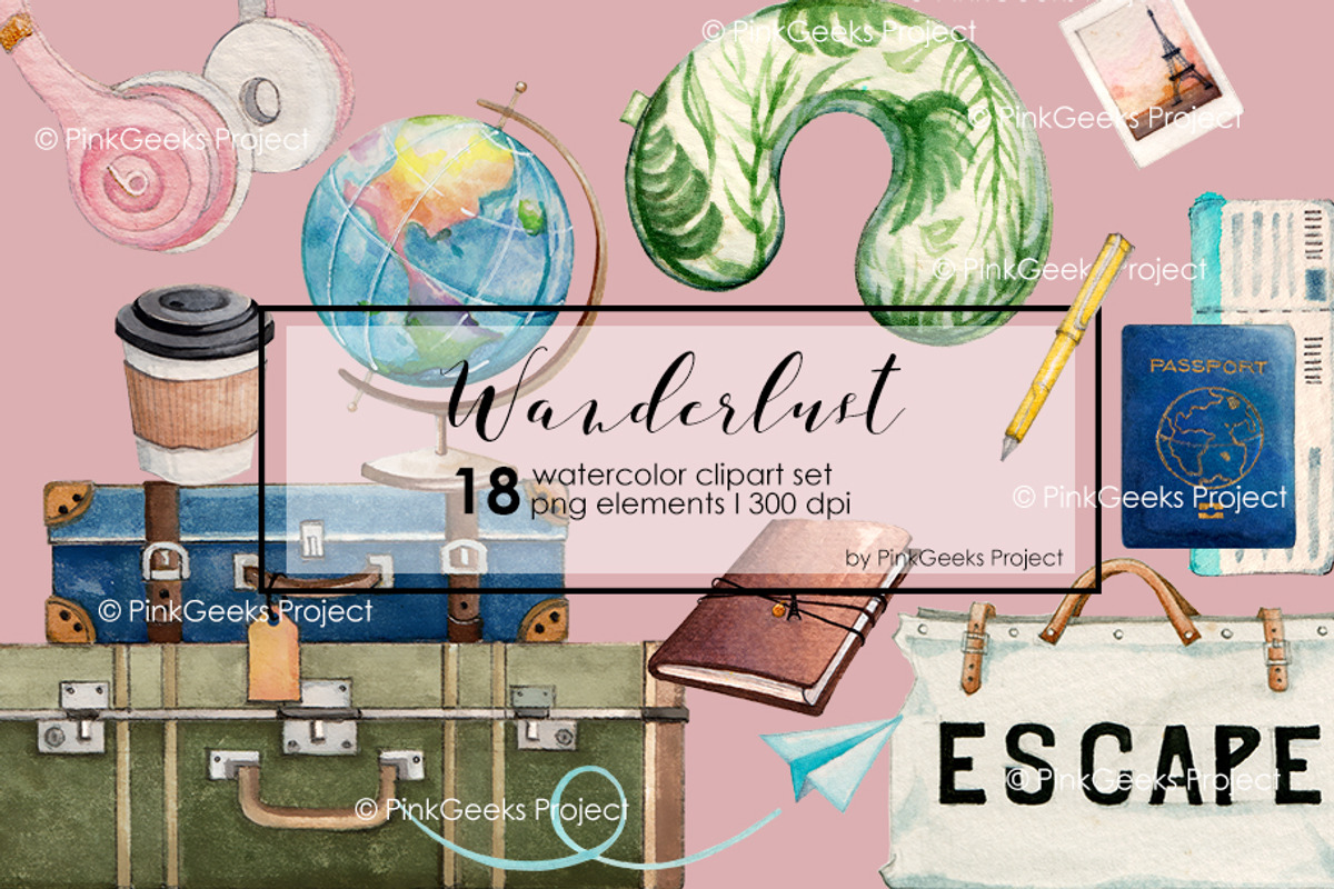WANDERLUST, a Graphic by AJDA ART (Photo 3 of 3)