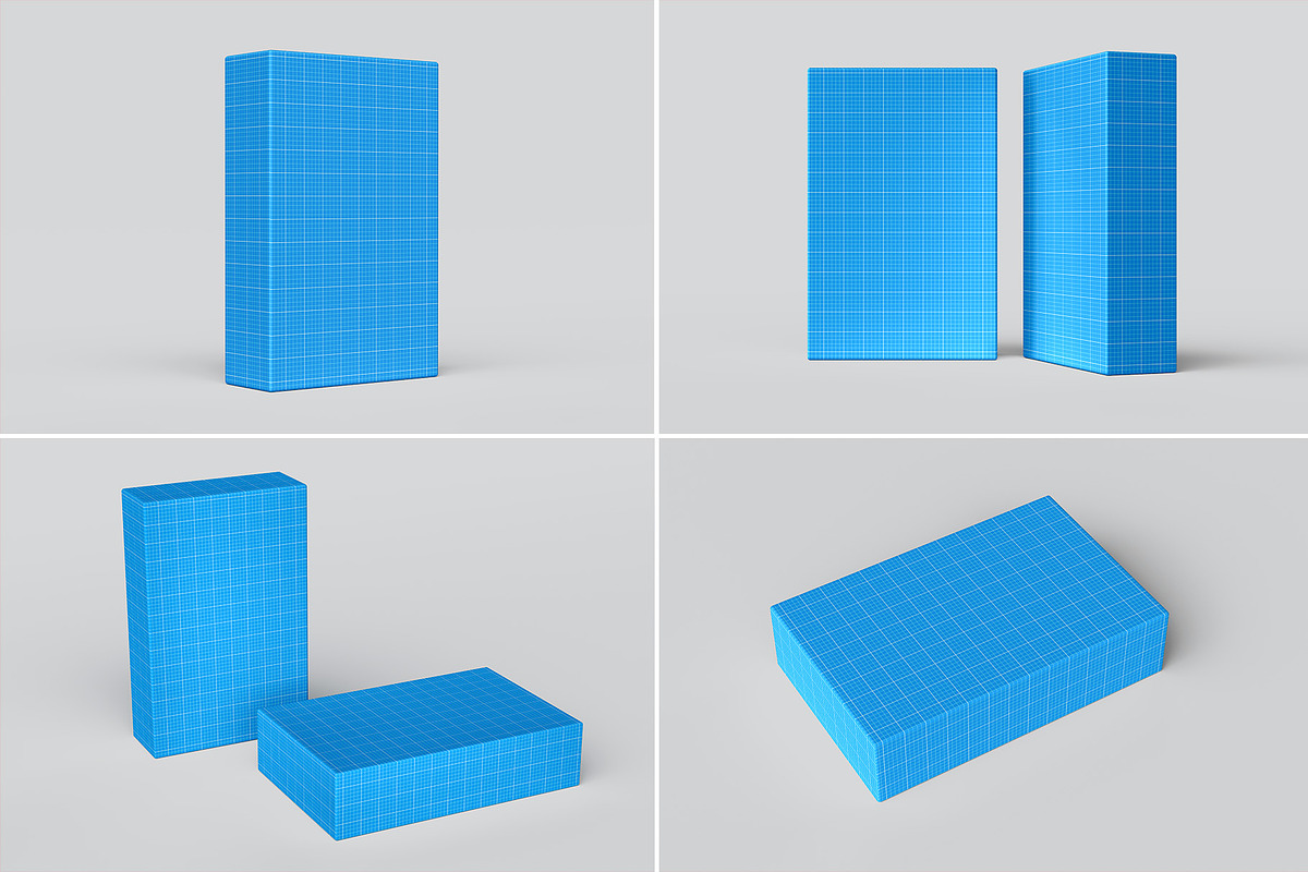 Box Package Mockup - 12 views, a Packaging Mockup by Illusiongraphic (Photo 27 of 29)