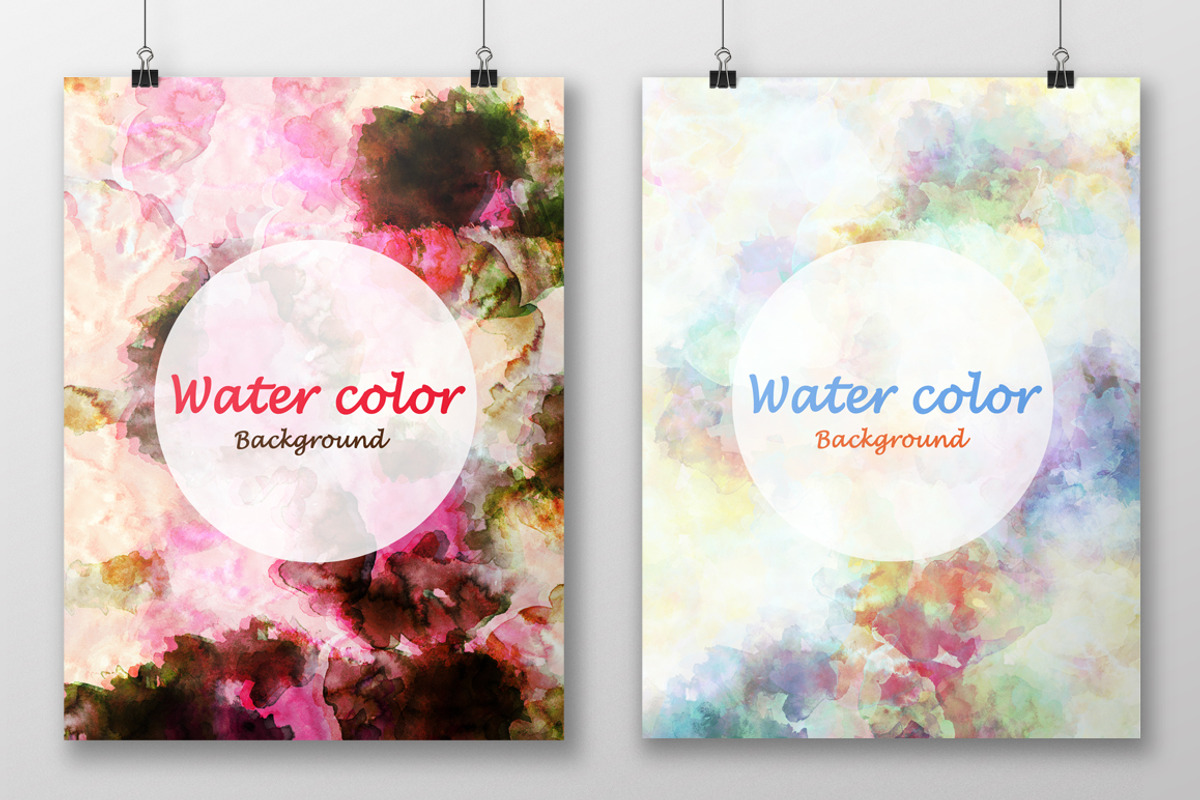 40 Watercolor Textures + Free bonus preview 3