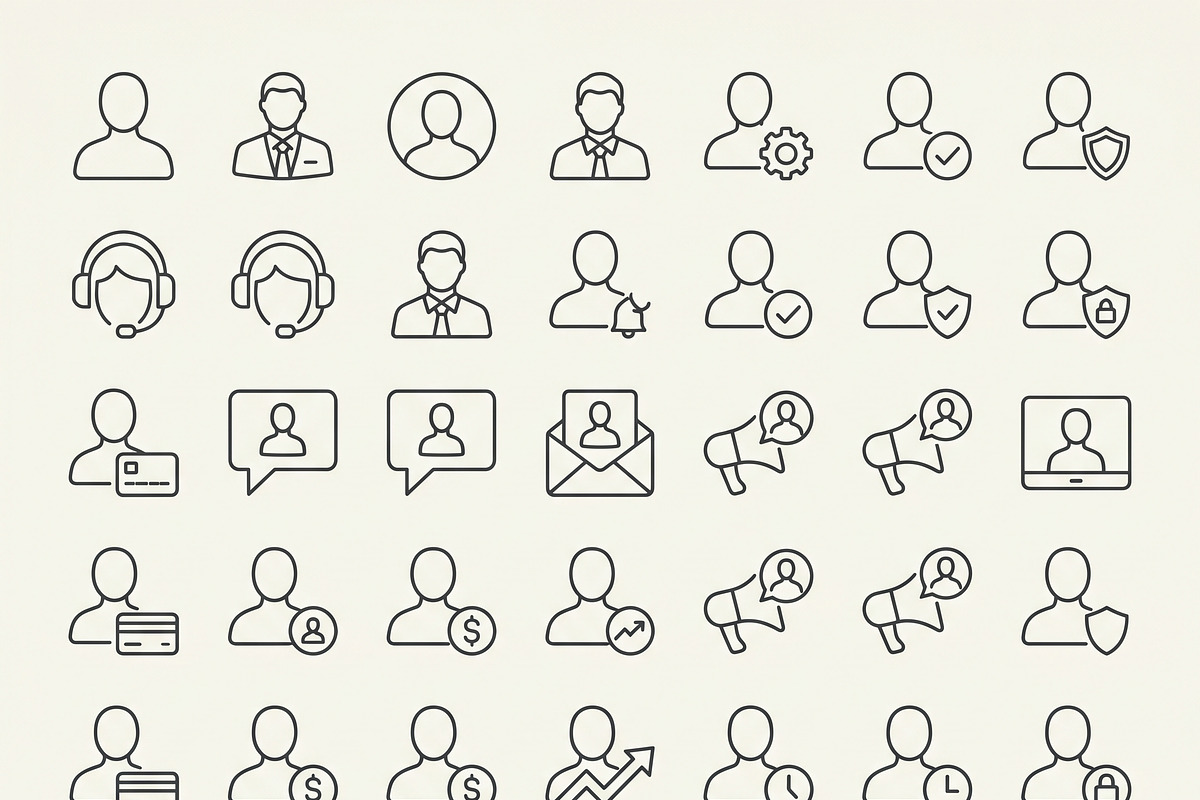 Bundles Remote Outline Icons, an Outline Icon by adenpinkstore (Photo 15 of 18)