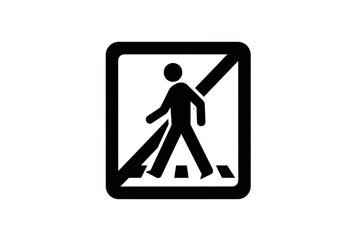 Pedestrian Crossing Safety Icon Set, an Icon by musafir_fashion (Photo 9 of 13)