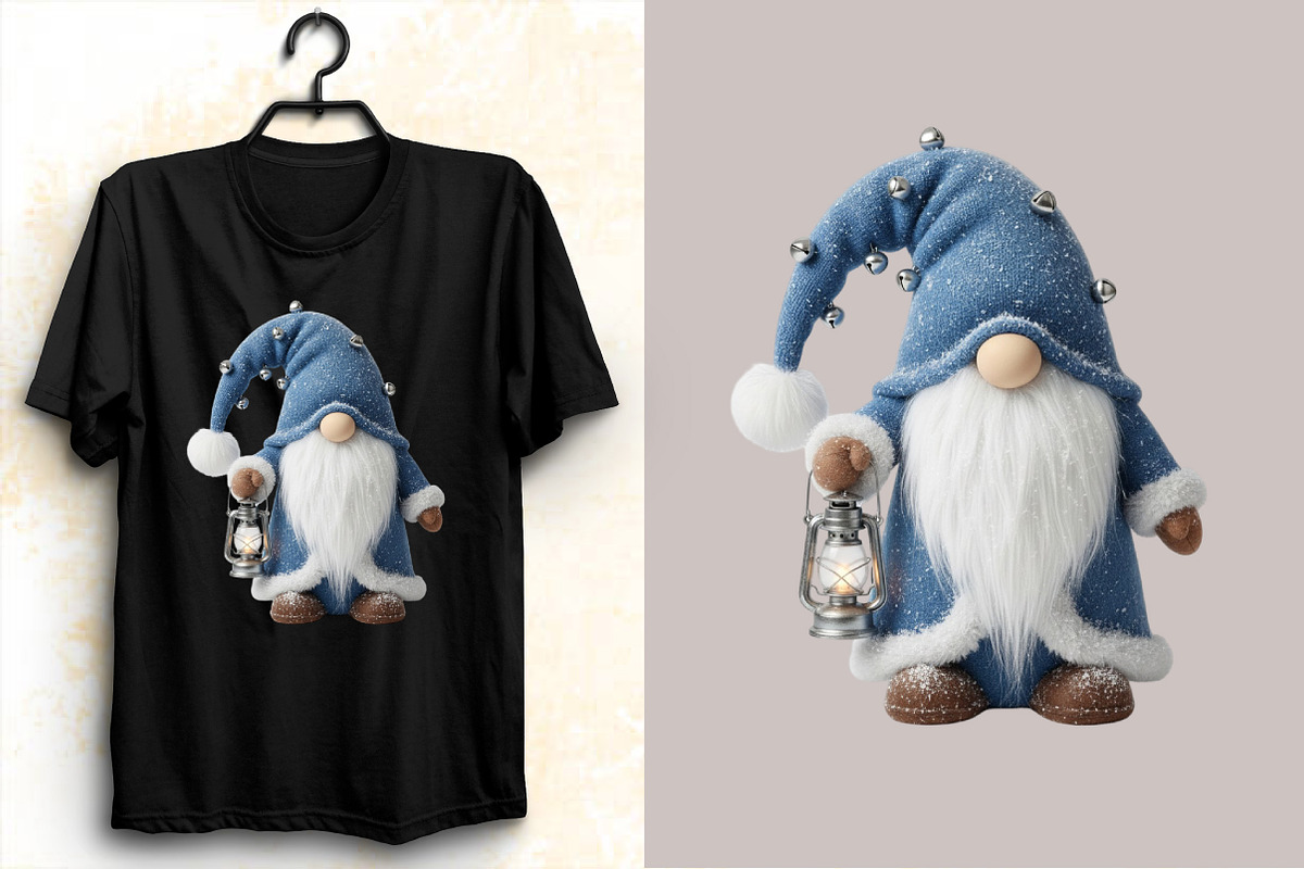Christmas Festive Gnomes Clipart Bun, an Illustration by SVGArt (Photo 4 of 8)