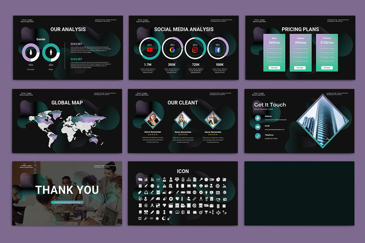 LemonZing Powerpoint Template, a Presentation Template by yanindesign (Photo 5 of 5)
