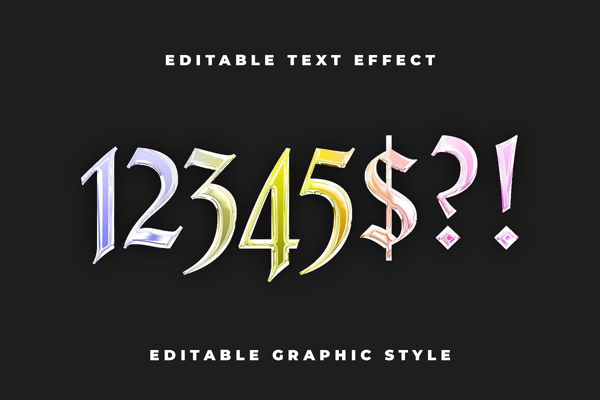 Glossy Gradient Medieval Text Effect preview 2