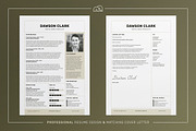 Resume/CV - Dawson, a Resume Template by bilmaw creative (Thumbnail 2 of 3)
