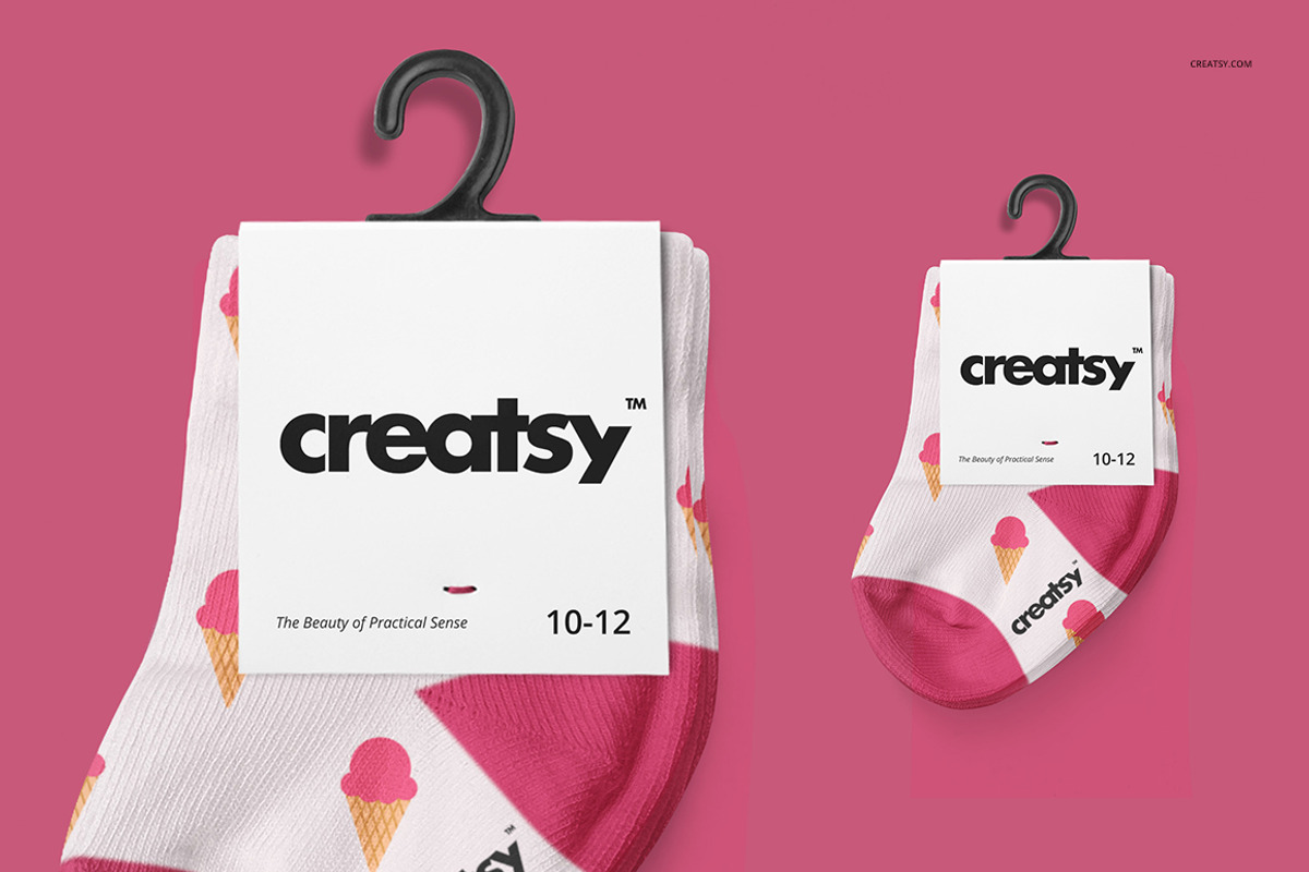 Baby Socks Mockup Set, a Product Mockup by creatsy4 (Photo 3 of 8)