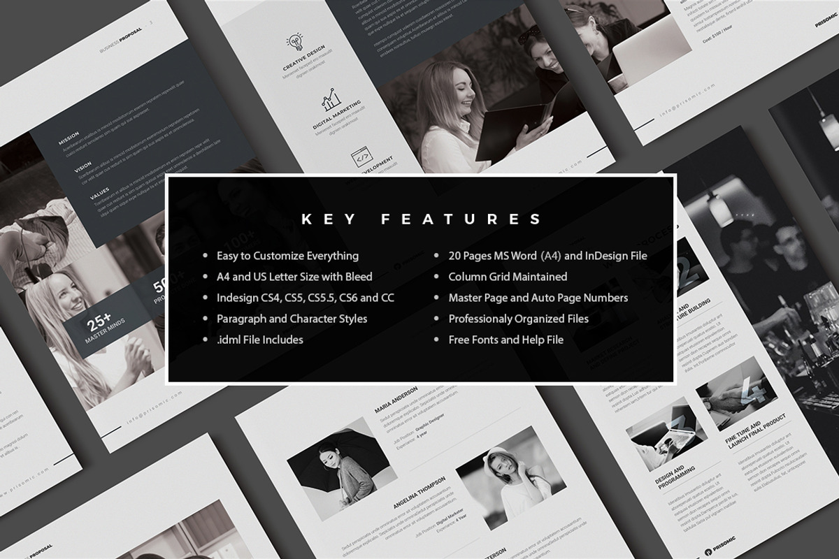 Business Proposal, a Brochure Template by DesignJanala (Photo 2 of 9)