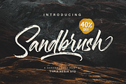 Sandbrush, a Script Font by Typia Nesia (Thumbnail 1 of 10)