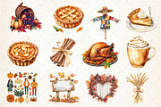 Fall and Thanksgiving Clipart, an Illustration by Dream Creation (Thumbnail 3 of 4)