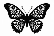 Flying Butterfly Vector Silhouette, an Illustration by Amazin_art (Thumbnail 14 of 21)