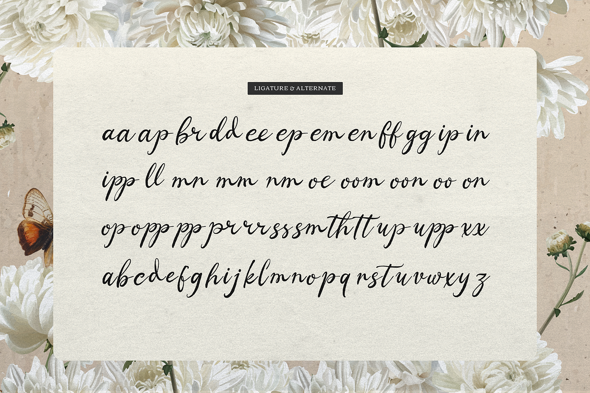 Mercyst Archangell Handwritten, a Font by gracetype_studio (Photo 11 of 12)