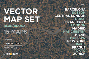 SALE 50% off – MAP SET – 15 Maps