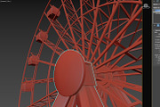 Ferris wheel 3d model vray, an Architecture 3D Model by konstantin.ermolaev (Thumbnail 6 of 9)