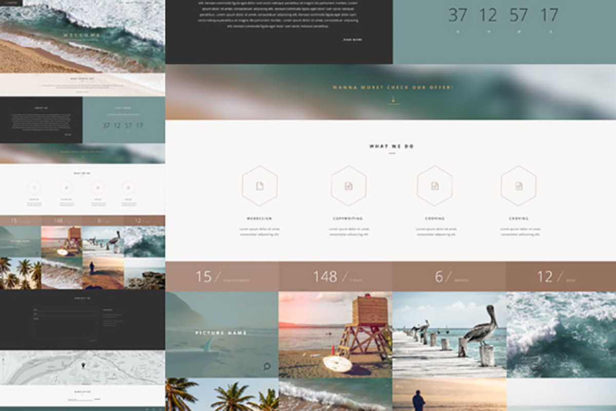 Seaside - One Page Template HTML, a Landing Page Template by CapitalTemplate (Photo 3 of 5)