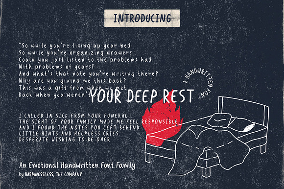 Your Deep Rest - Handwritten Font preview 7